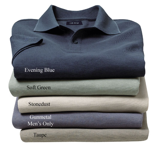 IZOD Men's & Ladies' Micro Pima Pique