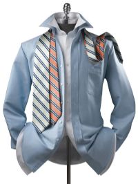 Van Heusen - Men's LONG SLEEVE Button Down Collar Blended Oxford